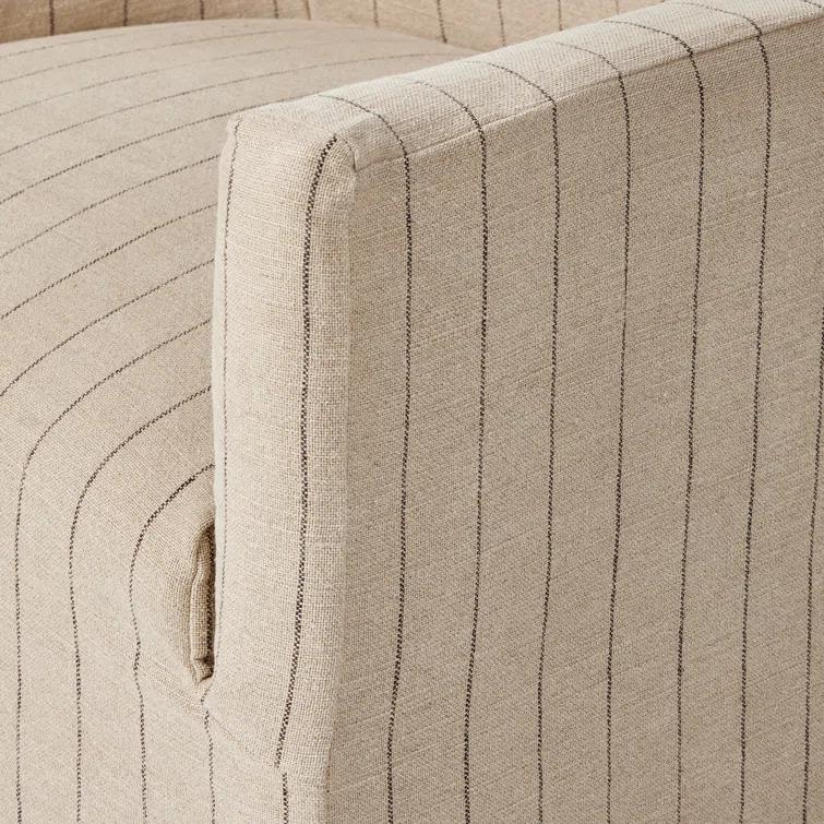 Lowell Slipcover Swivel Chair by Amber Lewis x Four Hands - Flint