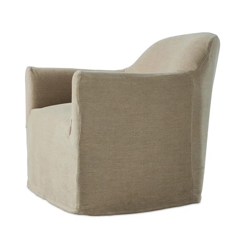Lowell Slipcover Swivel Chair by Amber Lewis x Four Hands - Dune