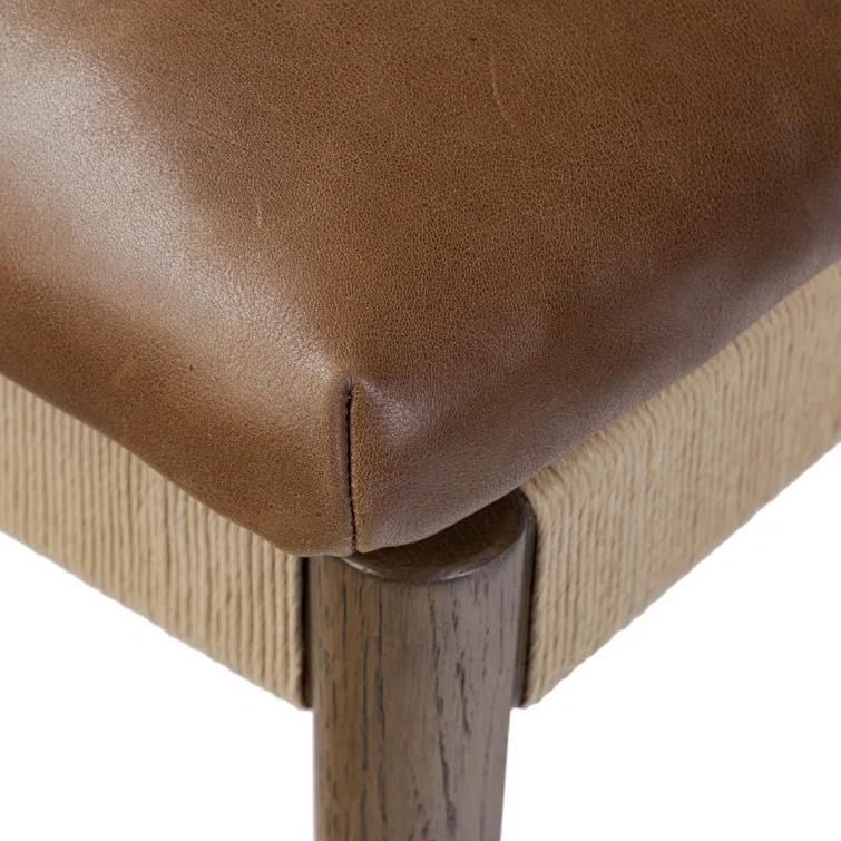 Amira Dining Chair by Amber Lewis x Four Hands - Mahogany Leather