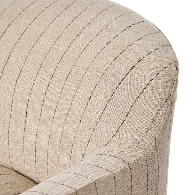 Lowell Slipcover Swivel Chair by Amber Lewis x Four Hands - Flint