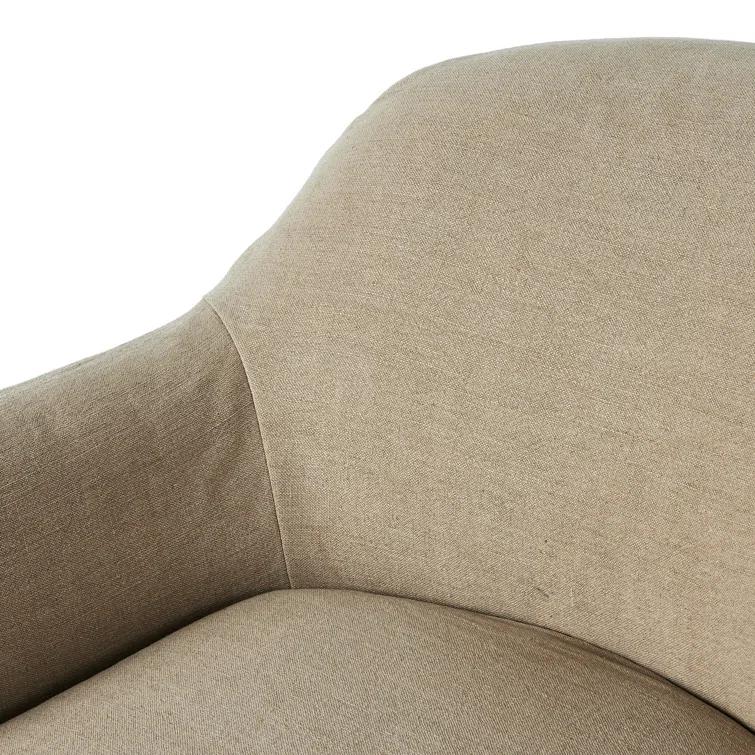Lowell Slipcover Swivel Chair by Amber Lewis x Four Hands - Dune