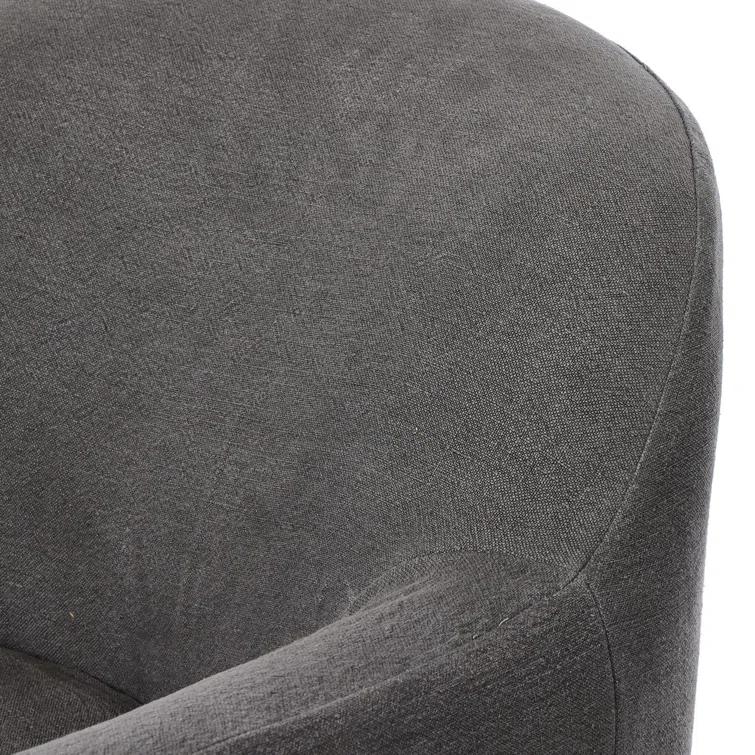 Lowell Slipcover Swivel Chair by Amber Lewis x Four Hands - Denim