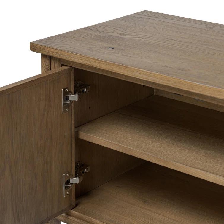 Bari Sideboard by Amber Lewis x Four Hands - Weathered Oak / 84"W