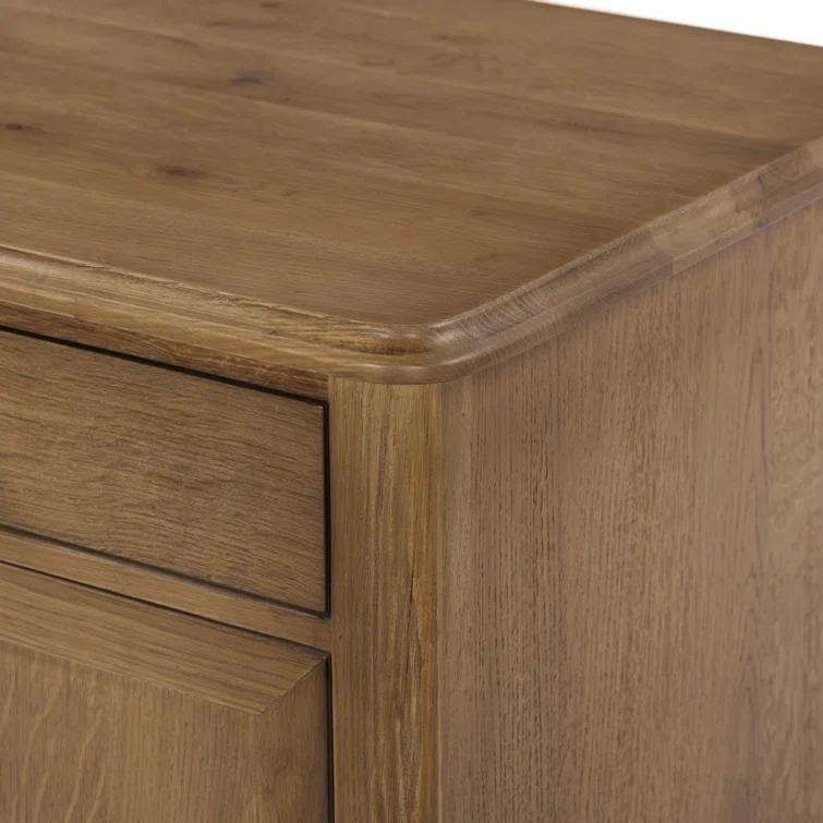 Poppy Nightstand by Amber Lewis x Four Hands - Saddle Brown / Right