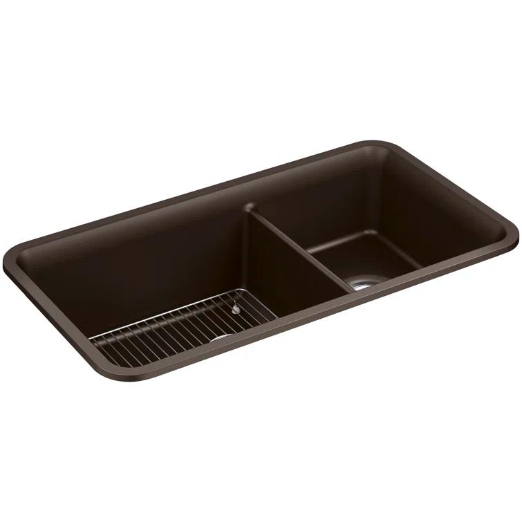 Cairn® 34" L x 18" W Double Basin Undermount with Accessories