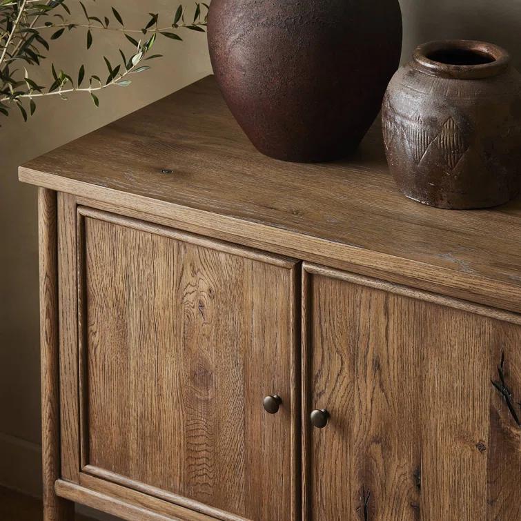 Bari Sideboard by Amber Lewis x Four Hands - Weathered Oak / 84"W
