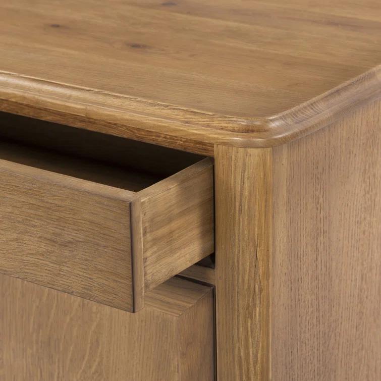 Poppy Nightstand by Amber Lewis x Four Hands - Saddle Brown / Right