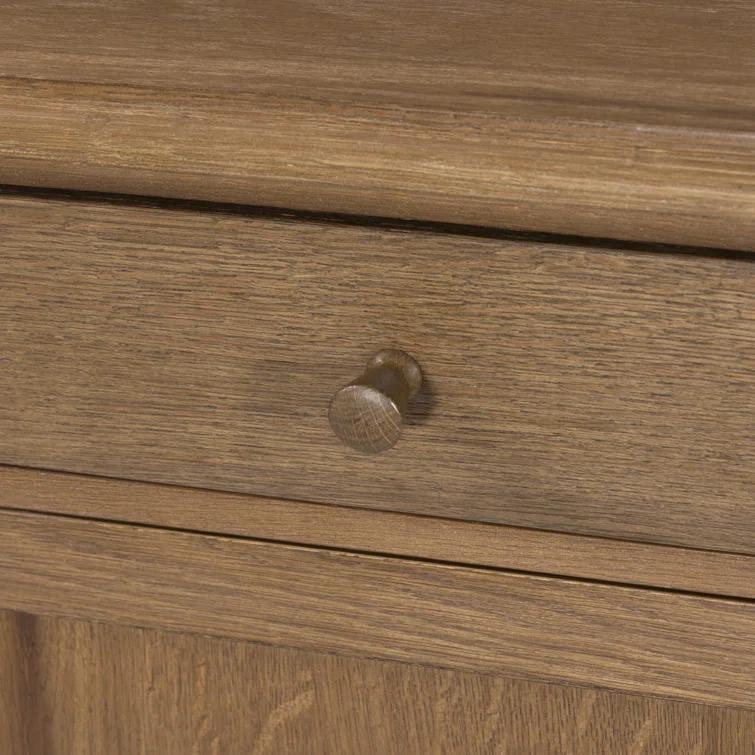 Poppy Nightstand by Amber Lewis x Four Hands - Saddle Brown / Left
