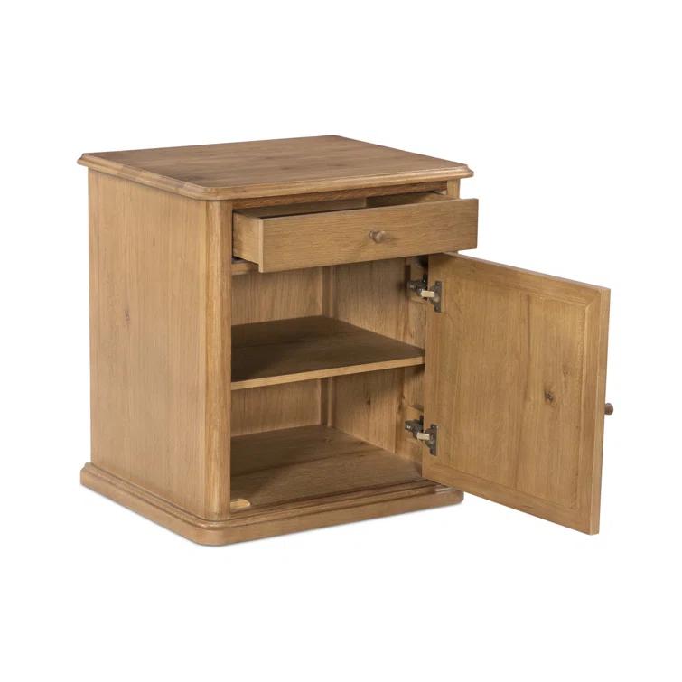 Poppy Nightstand by Amber Lewis x Four Hands - Saddle Brown / Right