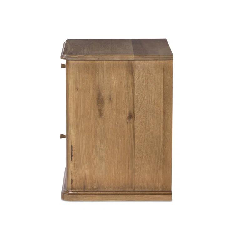 Poppy Nightstand by Amber Lewis x Four Hands - Saddle Brown / Left