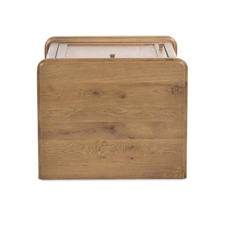 Poppy Nightstand by Amber Lewis x Four Hands - Saddle Brown / Right