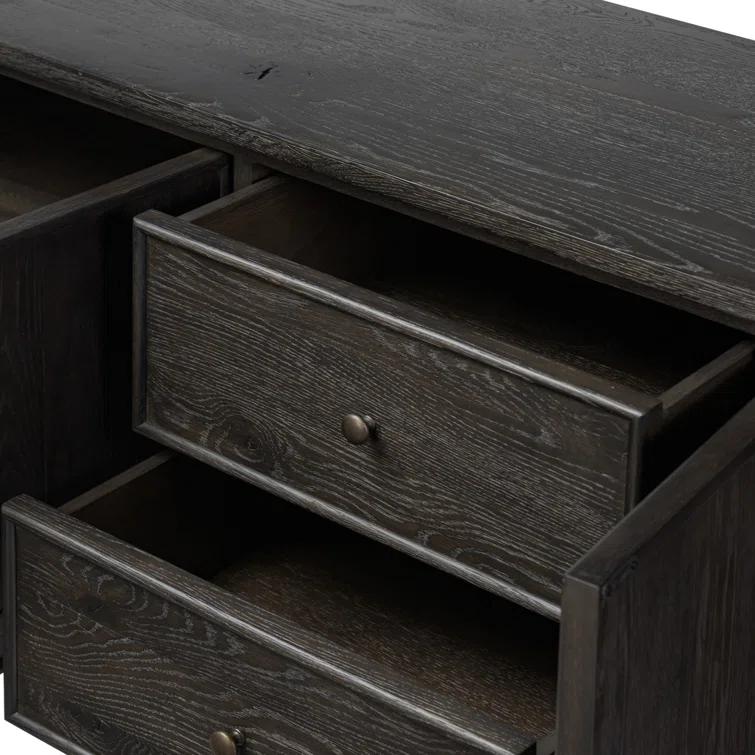 Bari Sideboard by Amber Lewis x Four Hands - Smoked Black / 84"W