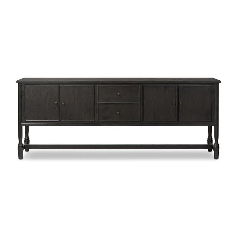 Bari Sideboard by Amber Lewis x Four Hands - Smoked Black / 84"W