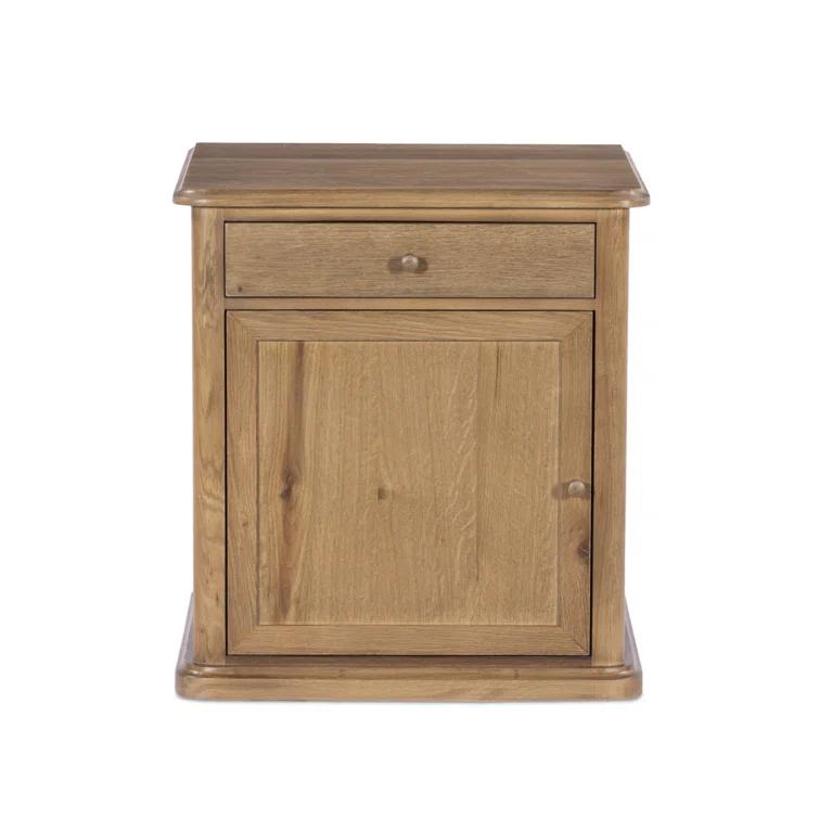 Poppy Nightstand by Amber Lewis x Four Hands - Saddle Brown / Left