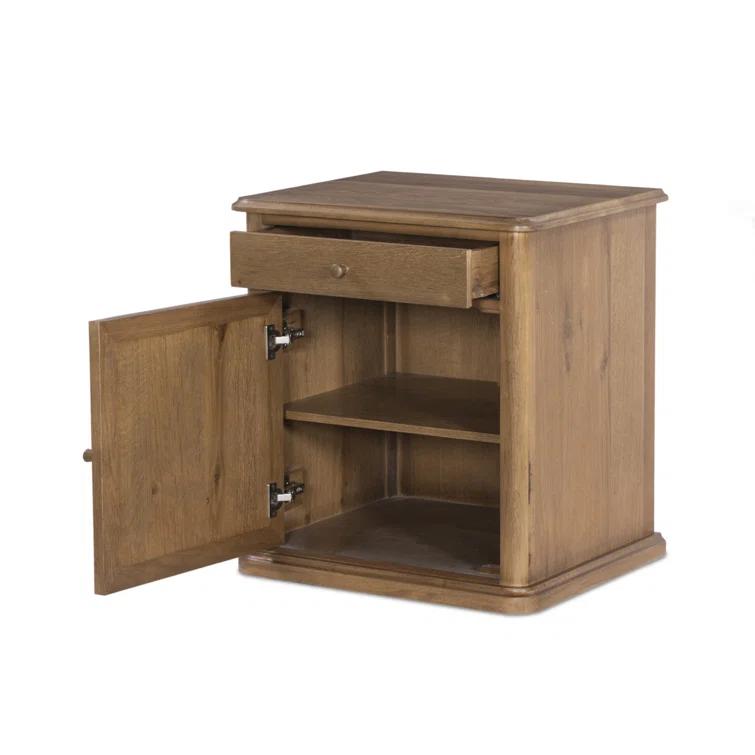 Poppy Nightstand by Amber Lewis x Four Hands - Saddle Brown / Left