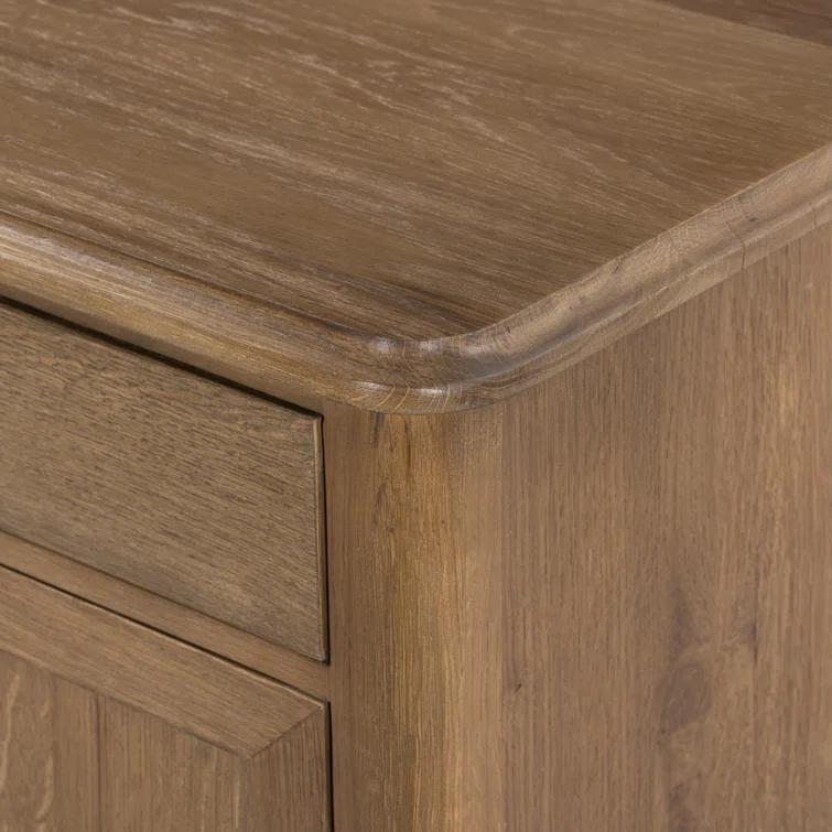 Poppy Nightstand by Amber Lewis x Four Hands - Saddle Brown / Left