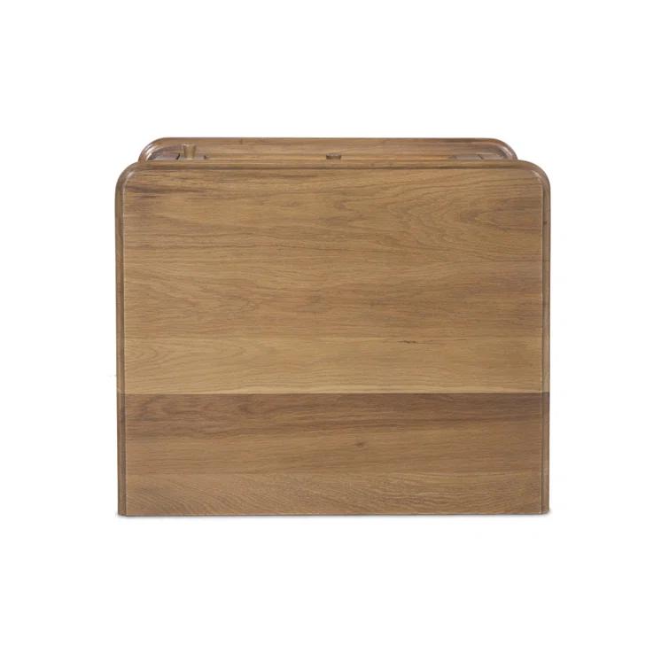 Poppy Nightstand by Amber Lewis x Four Hands - Saddle Brown / Left