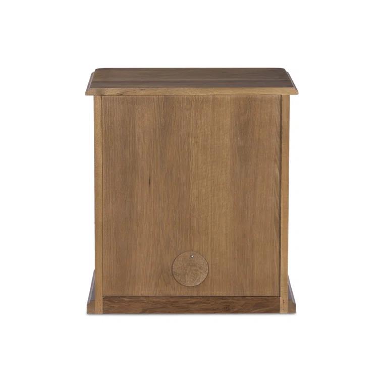 Poppy Nightstand by Amber Lewis x Four Hands - Saddle Brown / Left