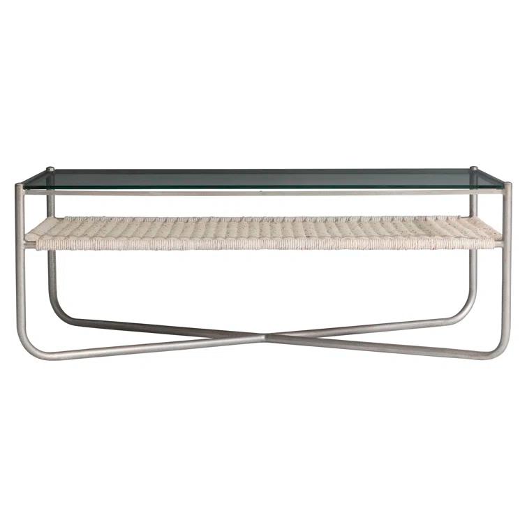 Bernhardt Kendo Glass Top Single Coffee Table