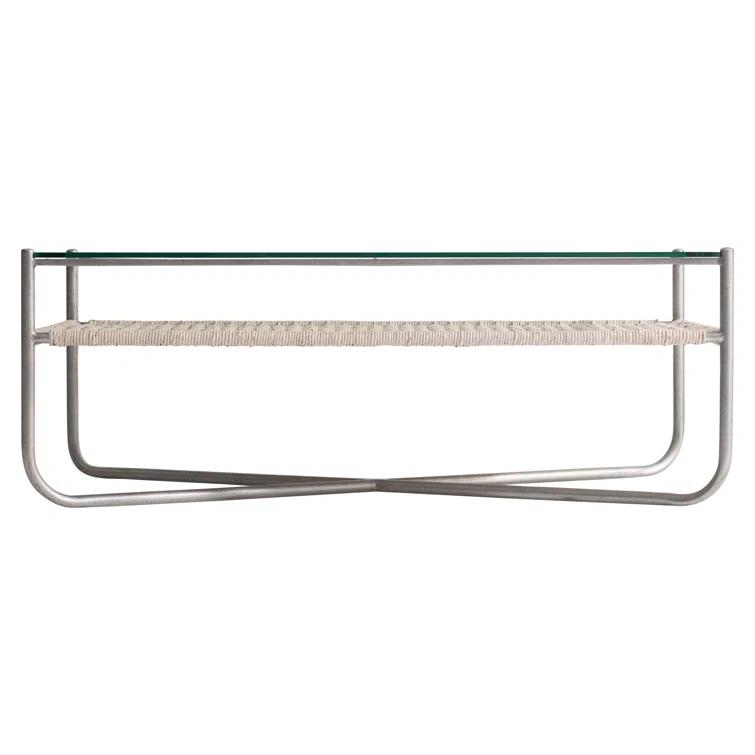 Bernhardt Kendo Glass Top Single Coffee Table