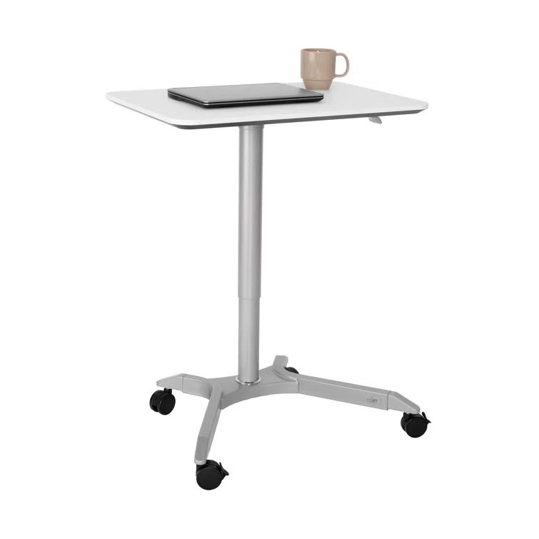 airLIFT 28" W Adjustable Height Rolling Laptop Desk Stand