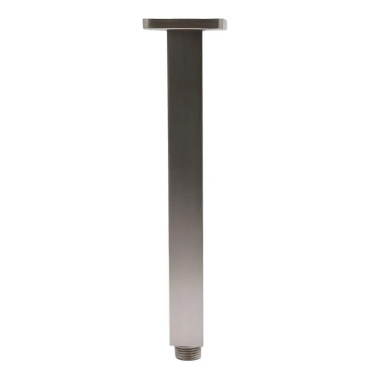 1/2" IPS Square Ceiling Mount Shower Arm & Flange
