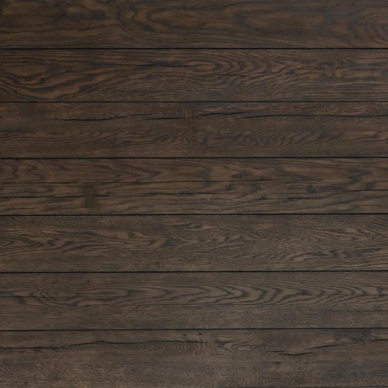 89" Brown Reclaimed Oak Wood Rectangular Dining Table