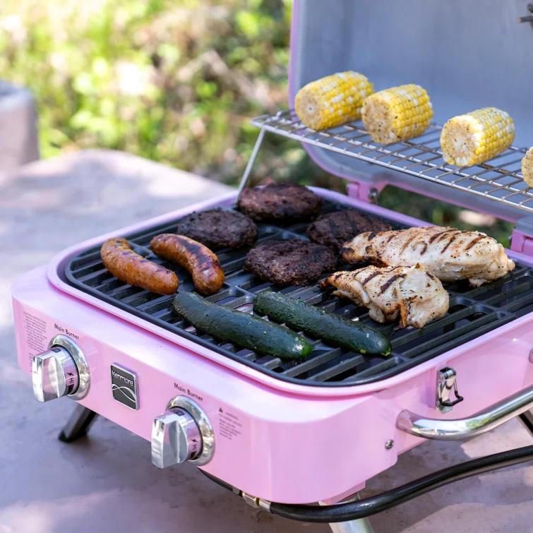 Kenmore 2-Burner Portable Tabletop Retro Gas Grill