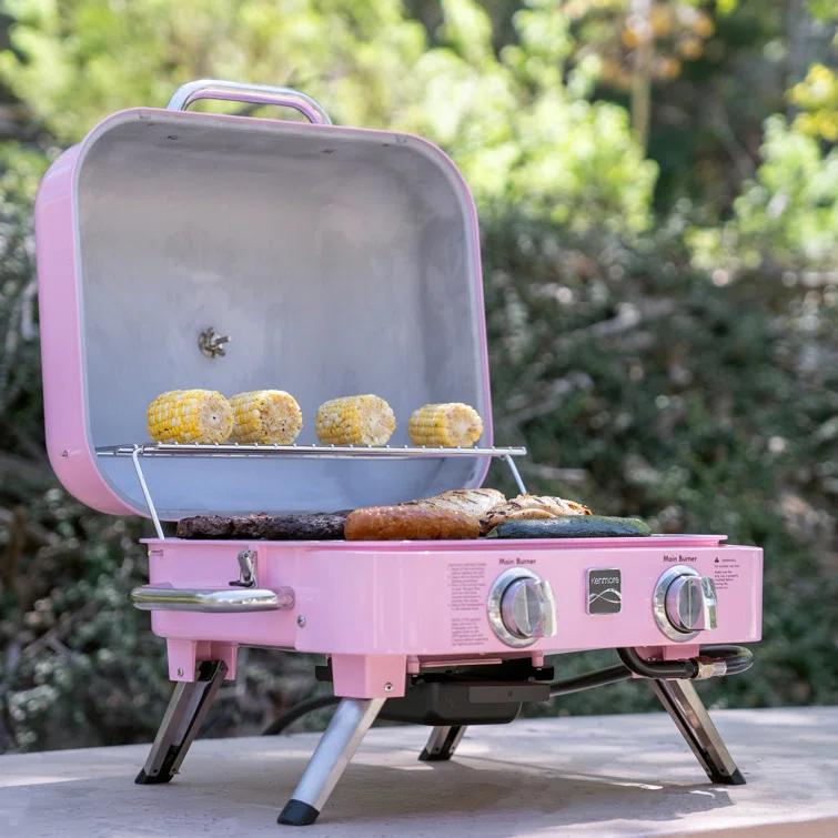 Kenmore 2-Burner Portable Tabletop Retro Gas Grill