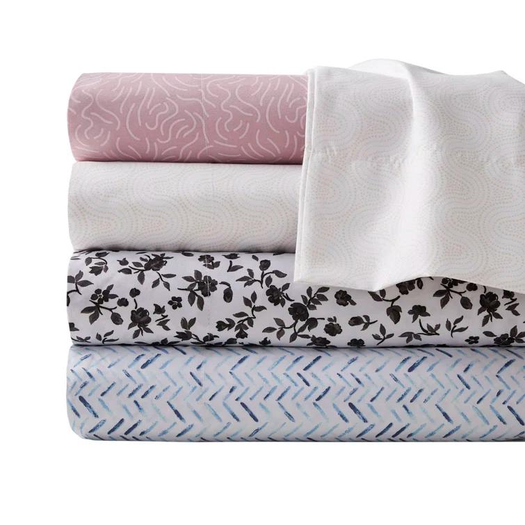 Madison Park Essentials 100% Cotton 200TC Printed Sheet Set