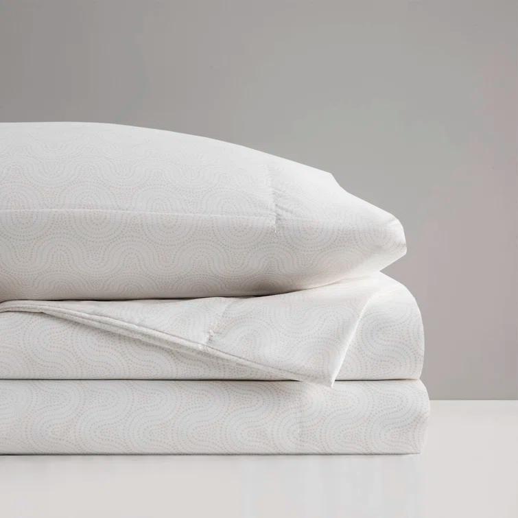 Madison Park Essentials 200 Thread Count Printed Cotton 200 Thread Count Printed 100% Cotton Sheet Set