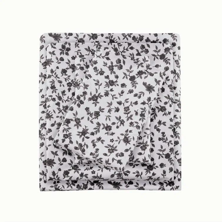 Madison Park Essentials 100% Cotton 200TC Printed Sheet Set