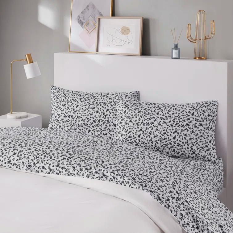 Madison Park Essentials 100% Cotton 200TC Printed Sheet Set