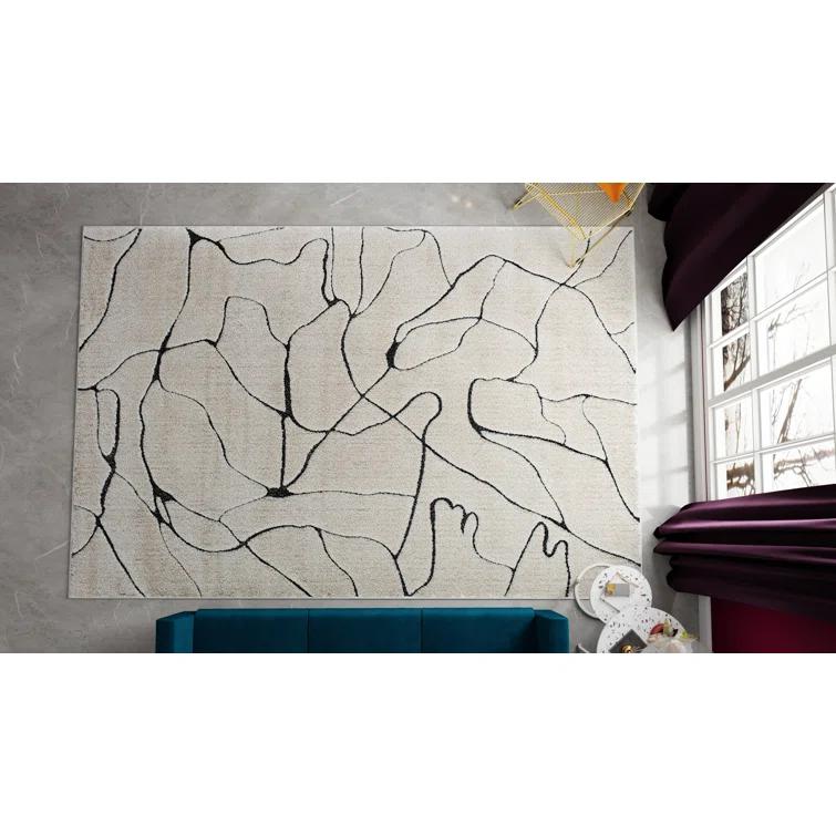 Cadence Contemporary Marble Area Rug