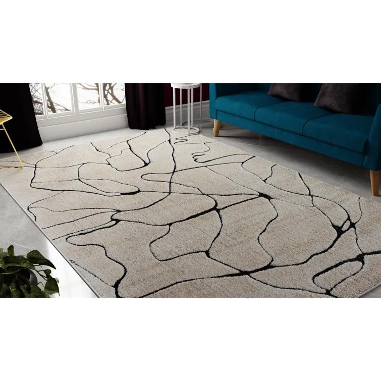 Cadence Contemporary Marble Area Rug