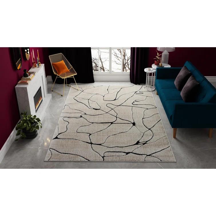 Cadence Contemporary Marble Area Rug