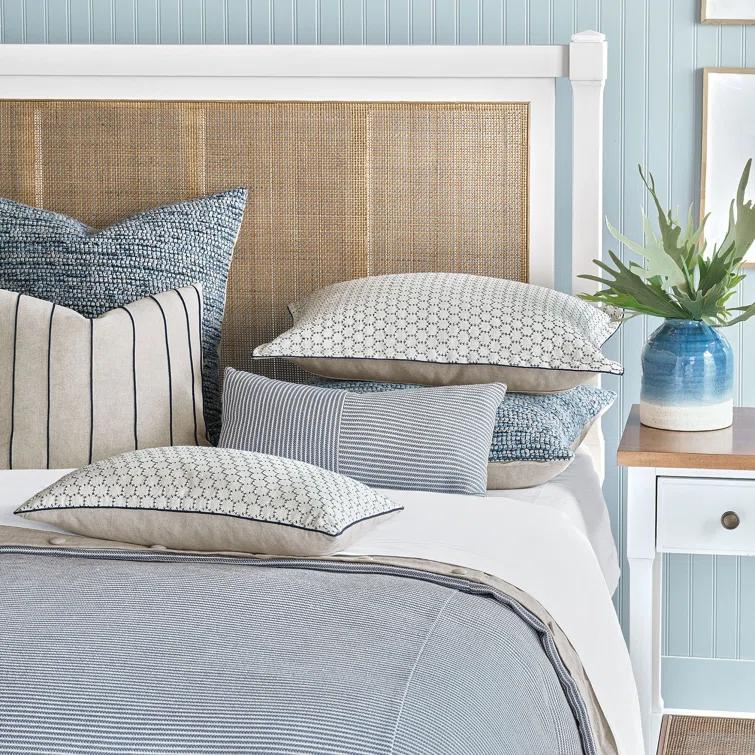 Eastern Accents Beau Cotton Blend Throw Square Pillow Cover & Insert