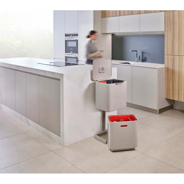 Joseph Joseph Totem Waste & Recycling Dual Kitchen Trash Can