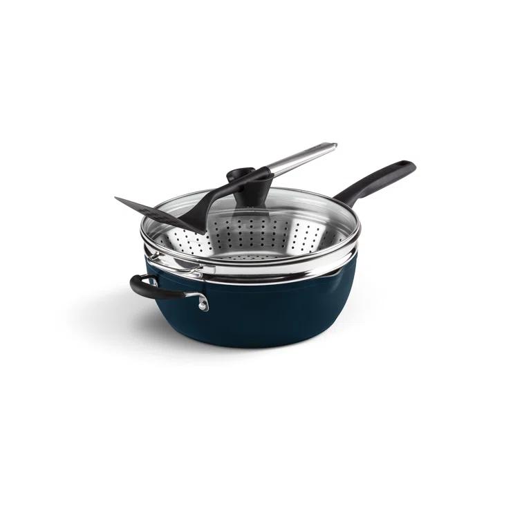 Cuisinart Cuisinart Preferred Pan 4 Piece Set (4.5 Qt. Multi-Purpose Pan with Cover, Steamer, Slotted Turner)
