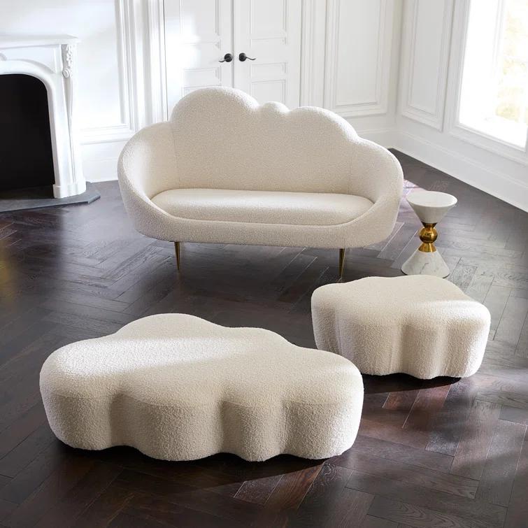 Jonathan Adler Ether Upholstered Ottoman