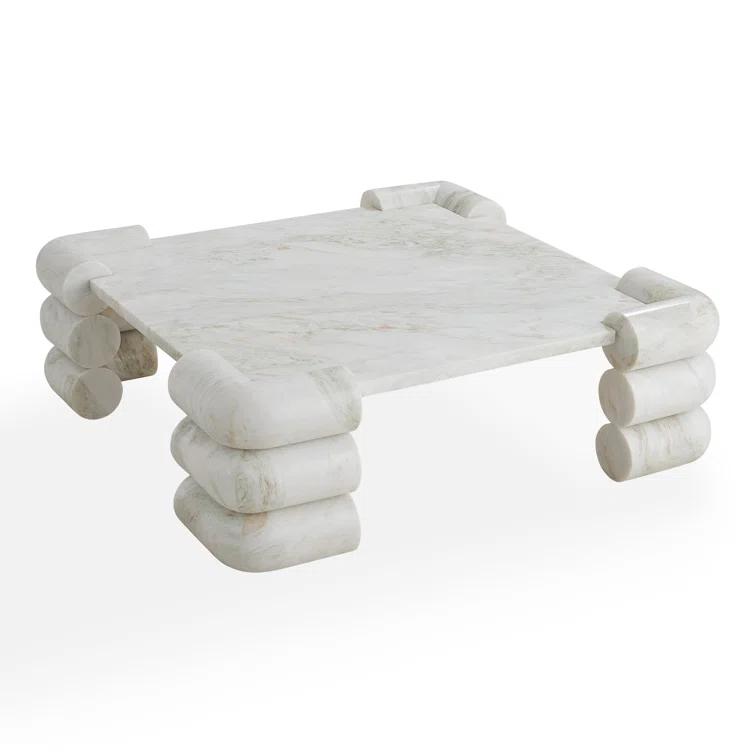 Jonathan Adler Circuit Marble Top Coffee Table