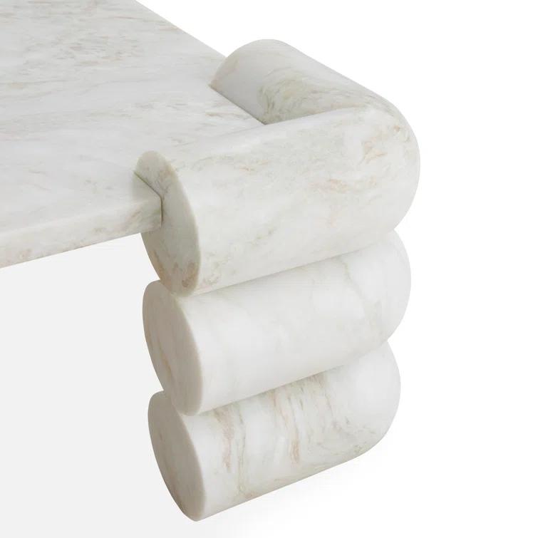 Jonathan Adler Circuit Marble Top Coffee Table