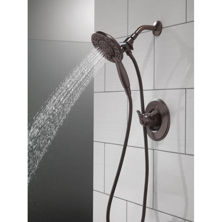 In2ition 4-Setting Dual Shower Head with Handheld Spray, Hand Shower 1.75 GPM