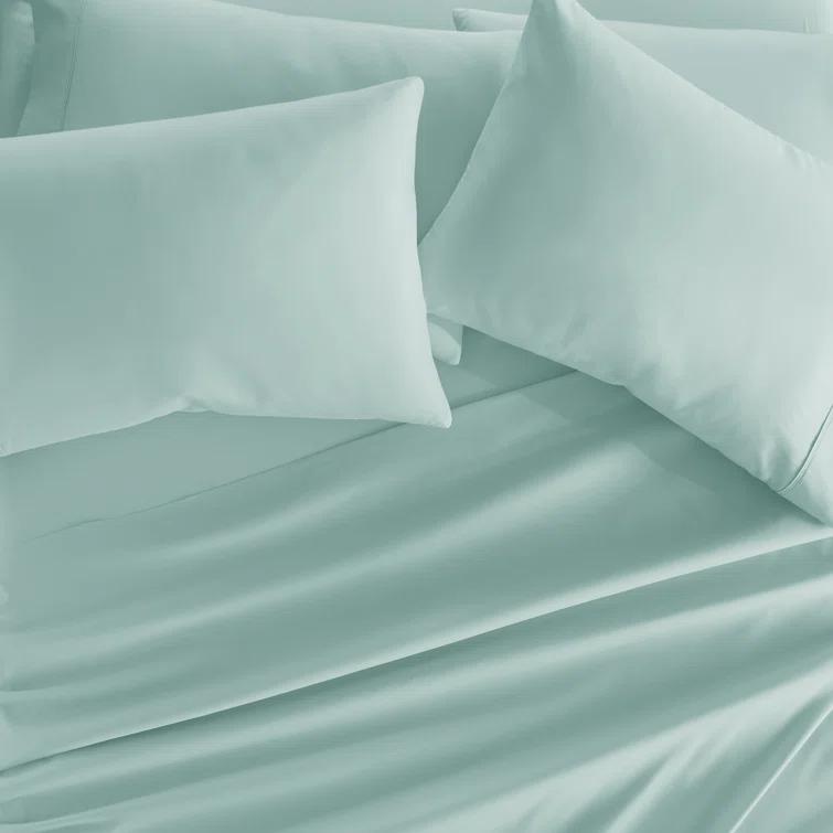 Simply Soft Brushed Microfiber Solid 6 Piece Sheet Set