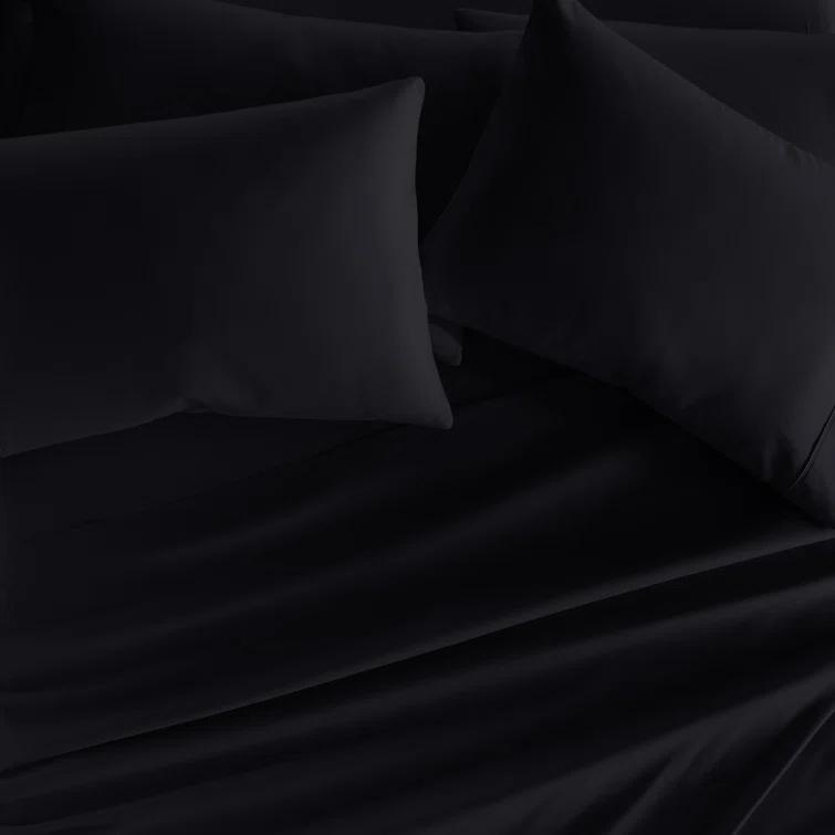 Simply Soft Brushed Microfiber Solid 6 Piece Sheet Set