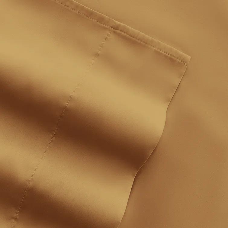Simply Soft Brushed Microfiber Solid 6 Piece Sheet Set