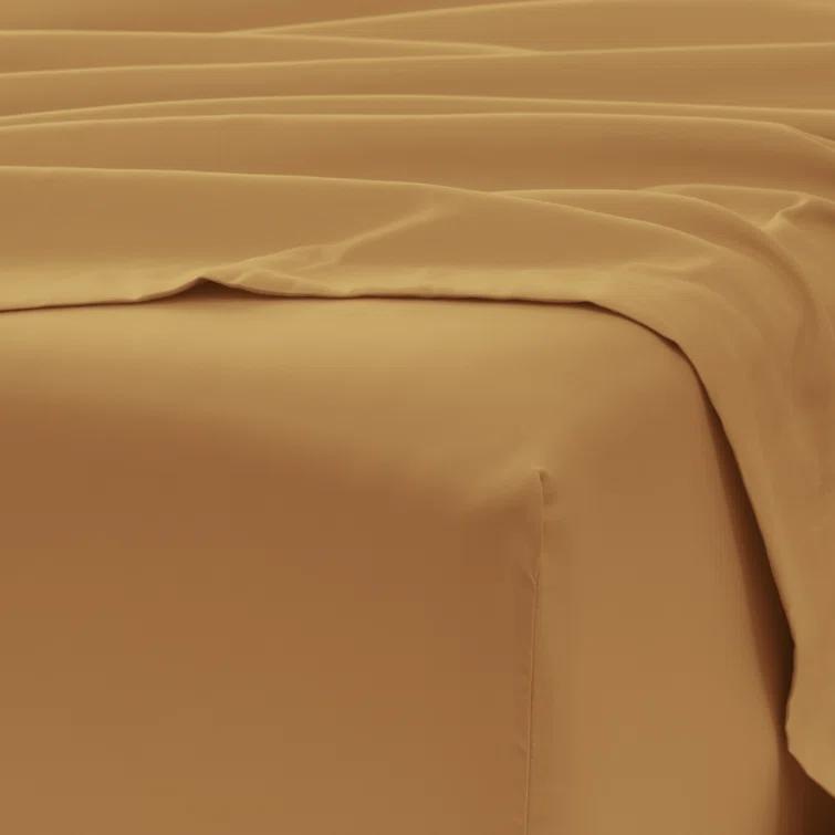 Simply Soft Brushed Microfiber Solid 6 Piece Sheet Set