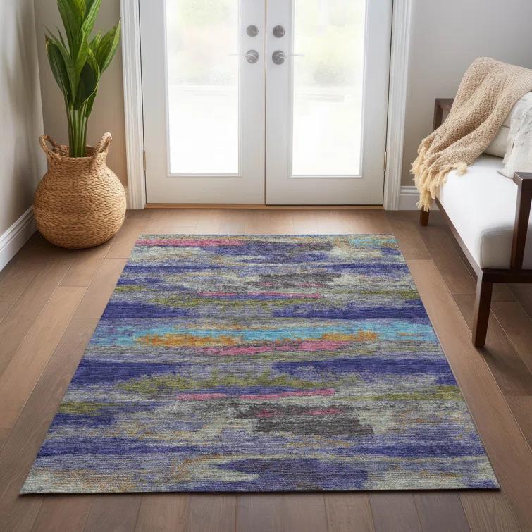 Aleighna Area Rug with Non-Slip Backing