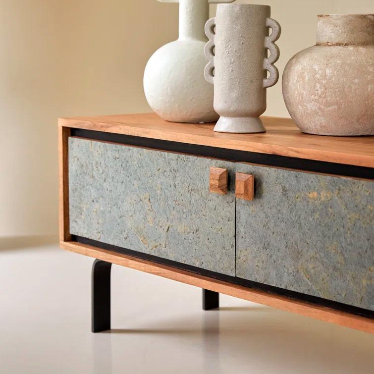 Temis Solid Wood TV Stand for TVs up to 70"