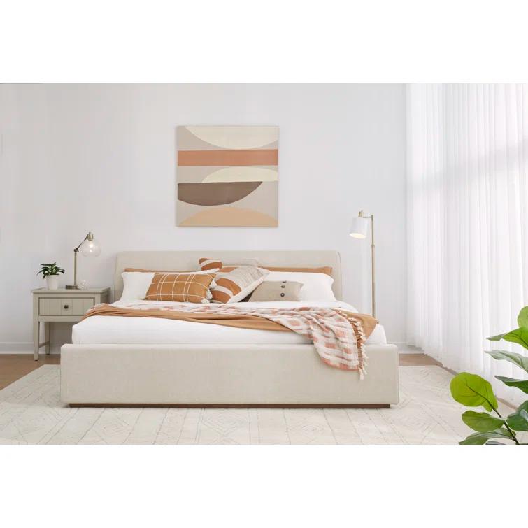 Virgil Louis Upholstered Panel Bed